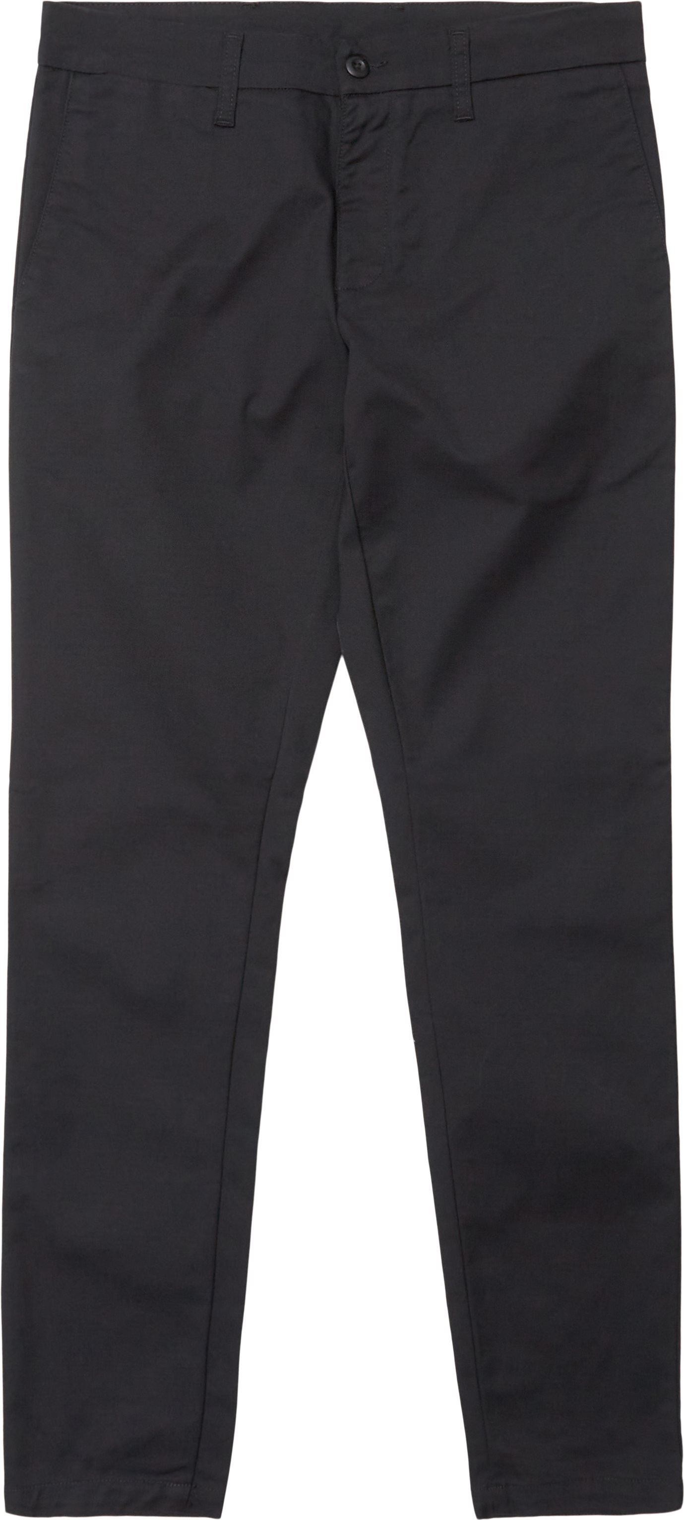 Sid Pant - Trousers - Slim fit - Black